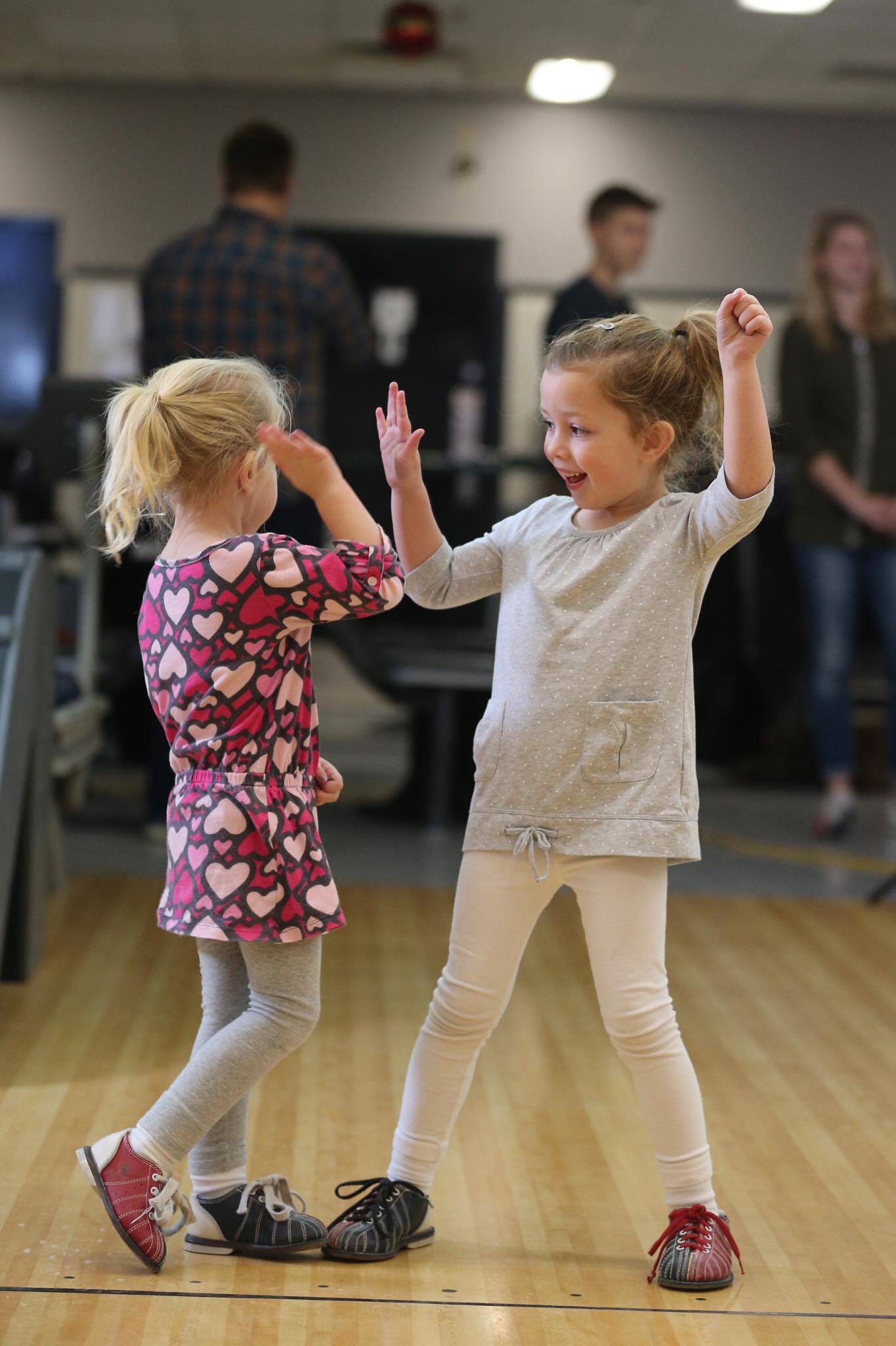 Bowling in Winnipeg with automatic bumpers