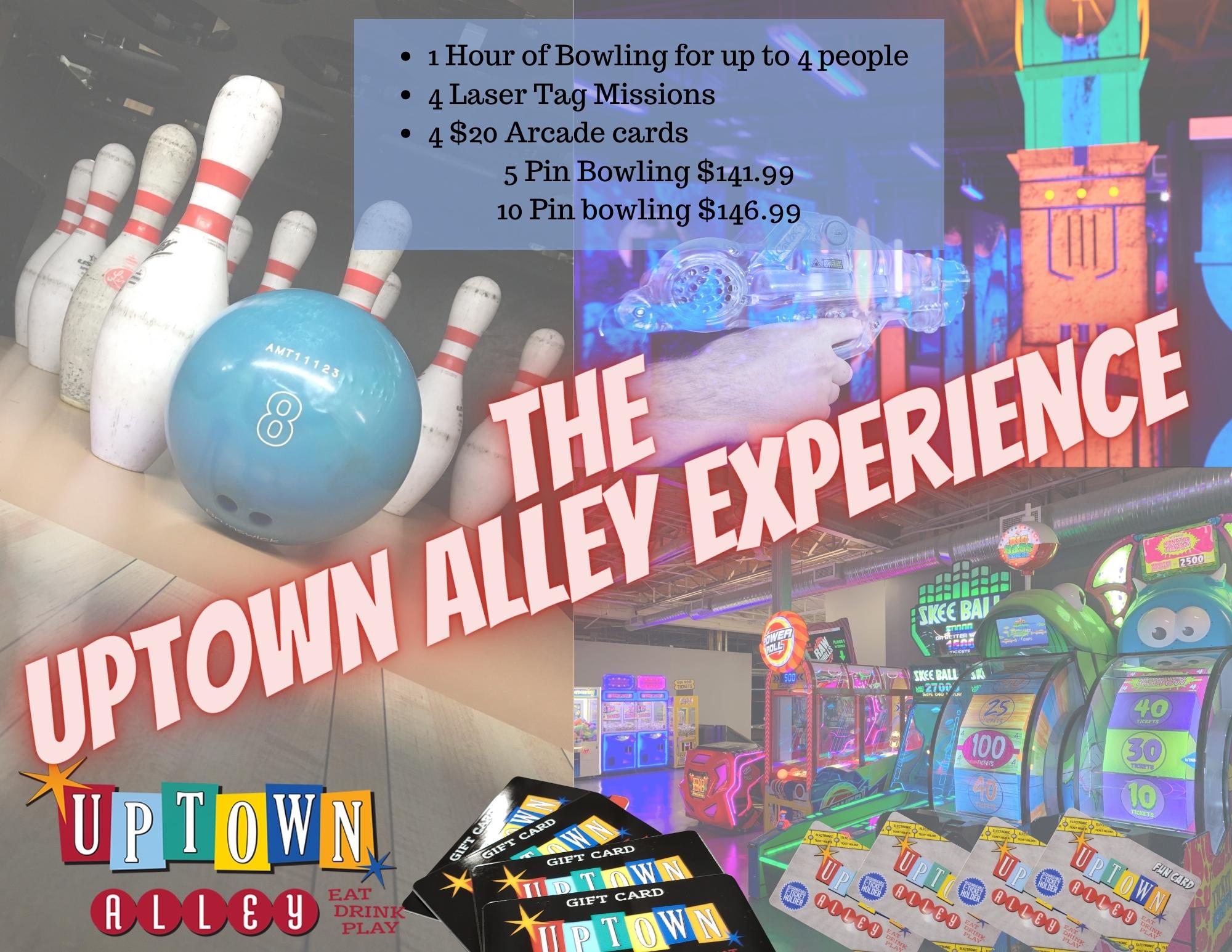 The Uptown Alley Experience Bowling Laser Tag and Arcade